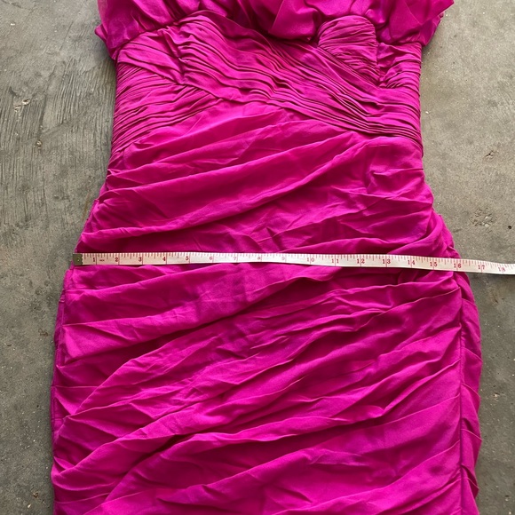 Vintage MARCHESA Notte Silk Mini Cocktail Dress - Picture 6 of 10